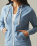 Women's Lightweight Full Zip - Blue Jay Heather